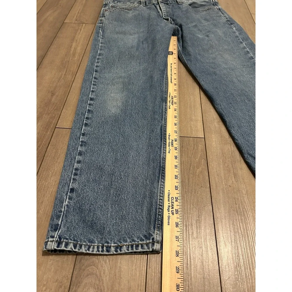 Levi's 505 Jeans Men's 40x30 Blue Denim Regular Fit Straight Light Wash Cotton